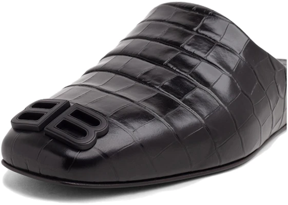 巴黎世家Croco压纹黑色Cosy BB便鞋 654644WBB721010 Purchase 巴黎世家Croco压纹黑色Cosy BB便鞋 654644WBB721010