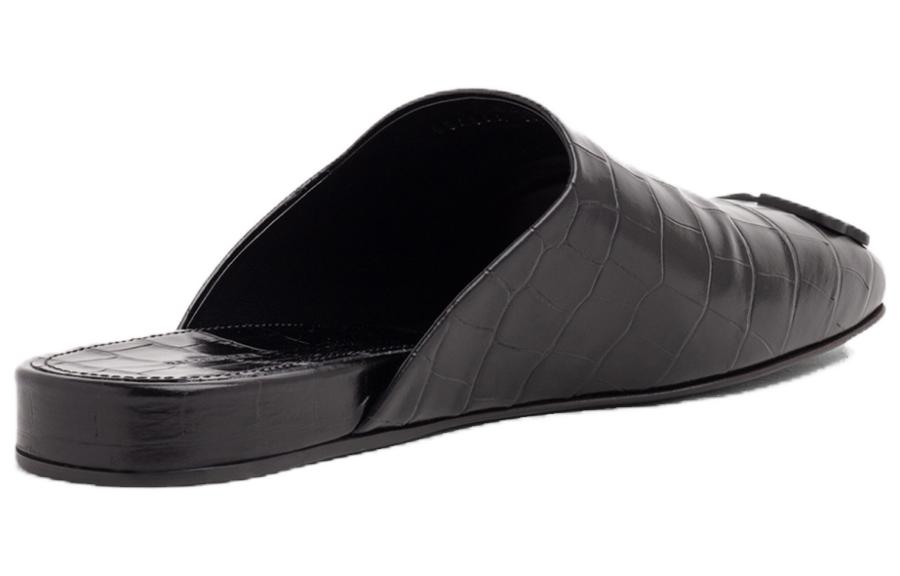 Details for 巴黎世家Croco压纹黑色Cosy BB便鞋 654644WBB721010