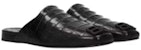 Balenciaga Cosy BB Mule 'Kulit Buaya Embossed Hitam' 654644WBB721010