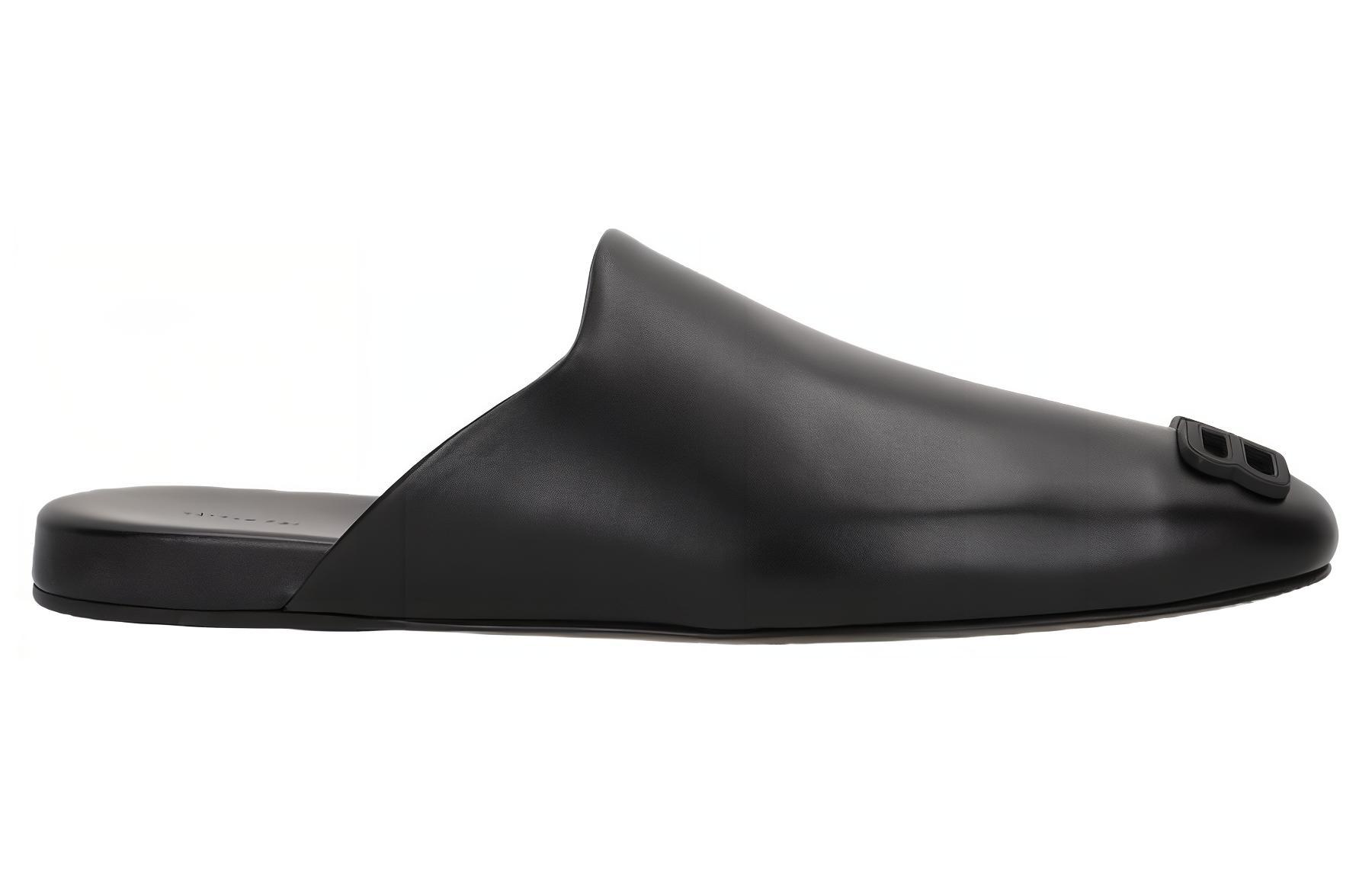 Order Balenciaga Kasut Selipar BB Cosy Hitam 654644WBB541000