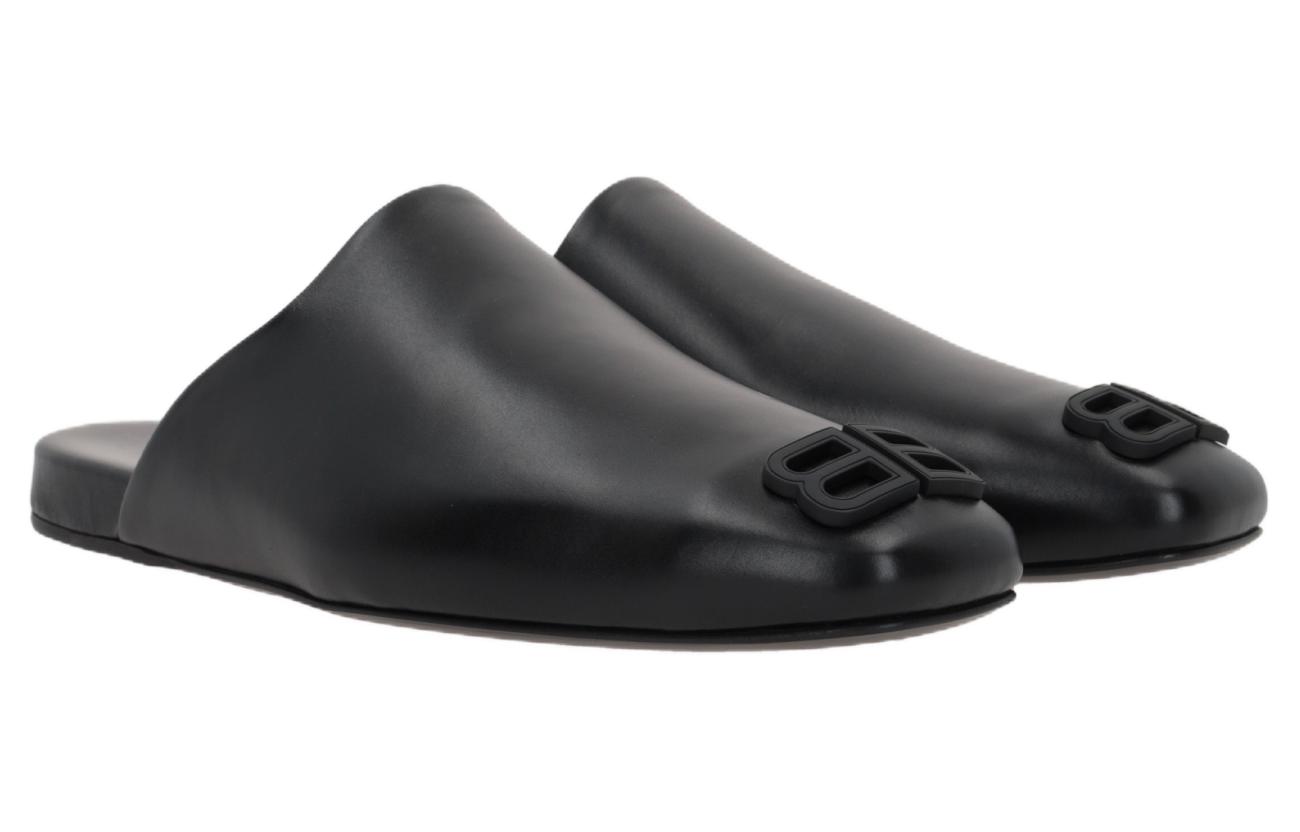 Lookbook Balenciaga Kasut Selipar BB Cosy Hitam 654644WBB541000