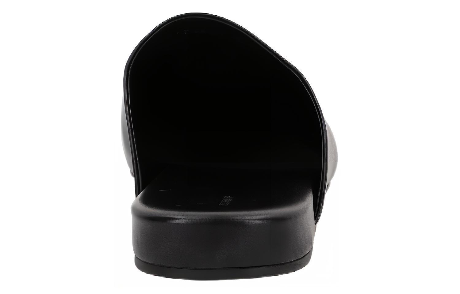 Shop Balenciaga Kasut Selipar BB Cosy Hitam 654644WBB541000