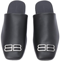 Balenciaga巴黎世家 Cosy BB 皮革 包頭 時尚涼拖 男款 黑色 Lookbook Balenciaga巴黎世家 Cosy BB 皮革 包頭 時尚涼拖 男款 黑色