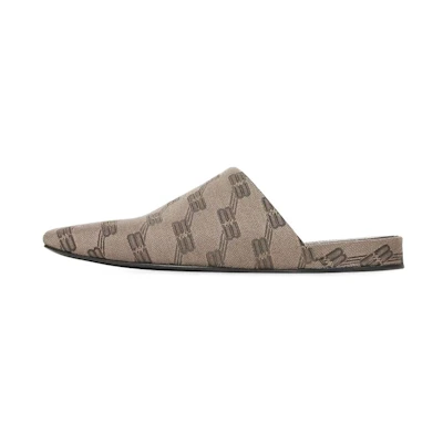 Balenciaga Cosy Mules 'BB Monogram Brown'