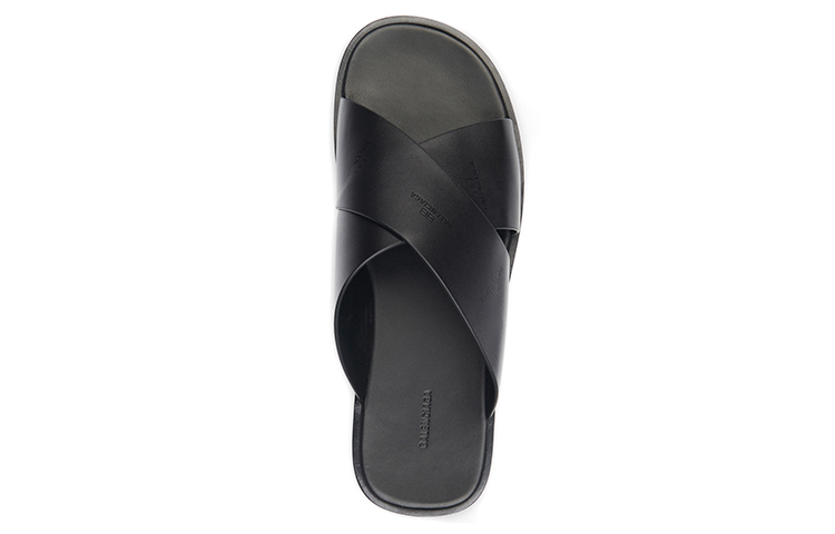 Shop Sandal Balenciaga Cosy Hitam 654011WAAY11000