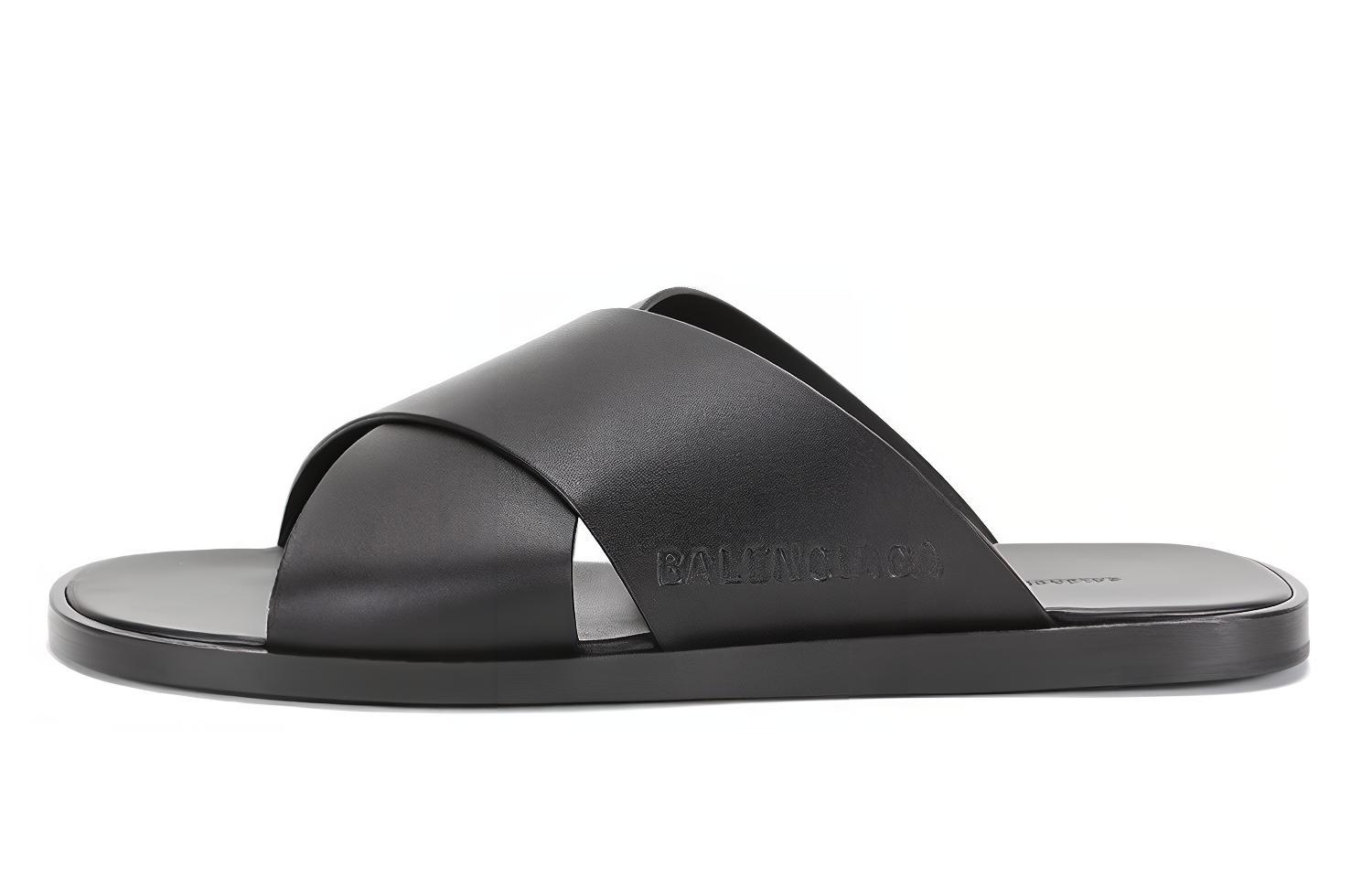 Balenciaga Cosy Slides 'Black' 597148WAVY01000