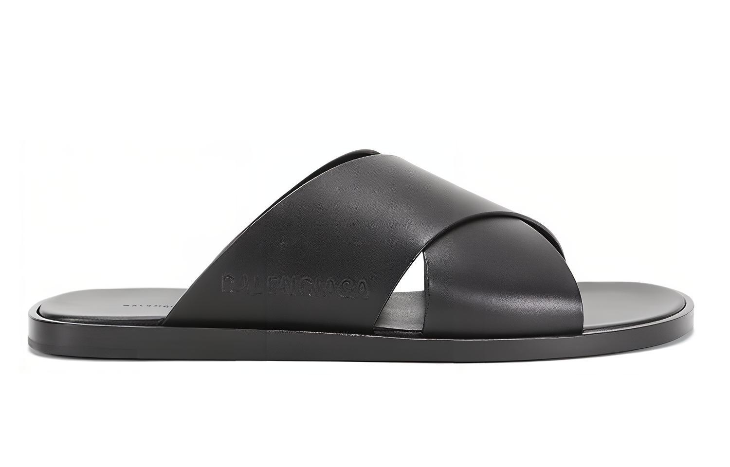 Order 巴黎世家 舒适拖鞋 '黑色' 597148WAVY01000