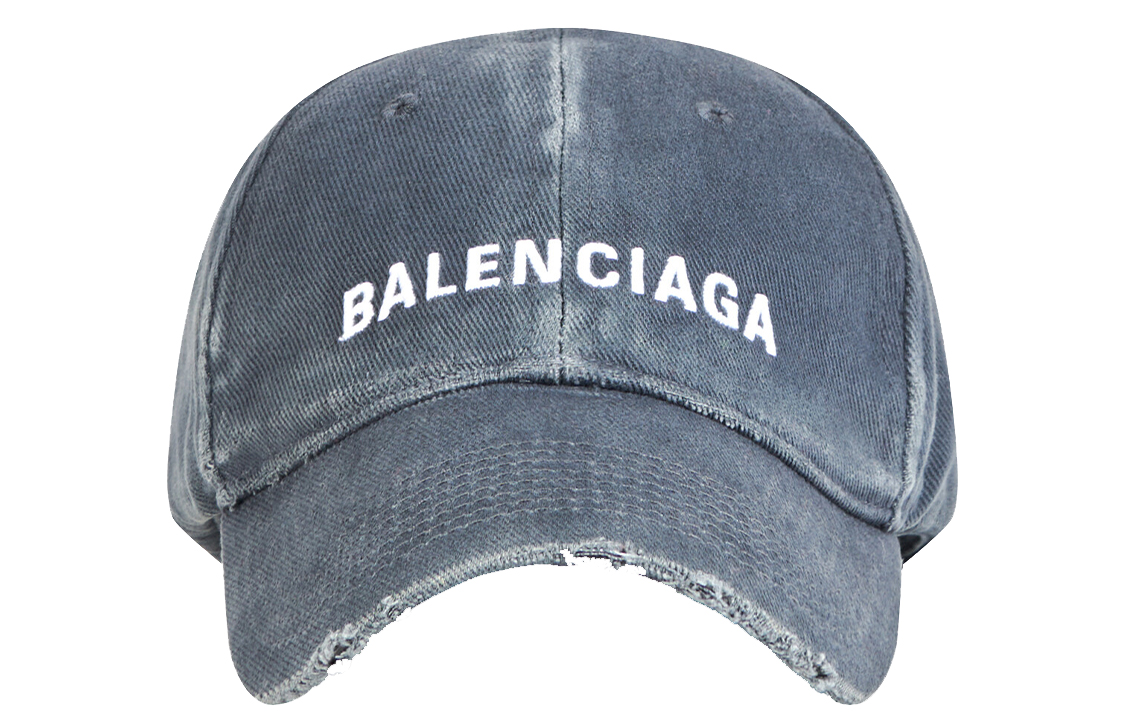 Balenciaga Cotton Baseball Cap with Front Letter Logo. 673319410B20117