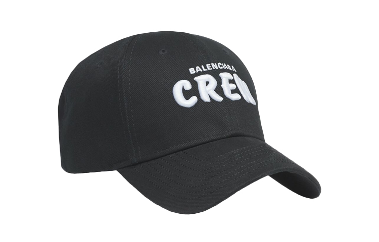 Lookbook Balenciaga Cotton Baseball Cap with Letter Embroidery 617139410B21000