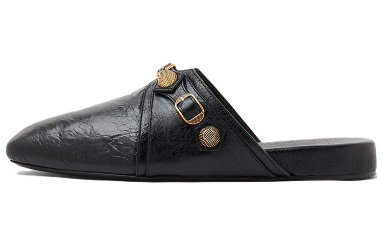 Balenciaga Cozy Beach Mukes 'Black' 716613WAD4F1080