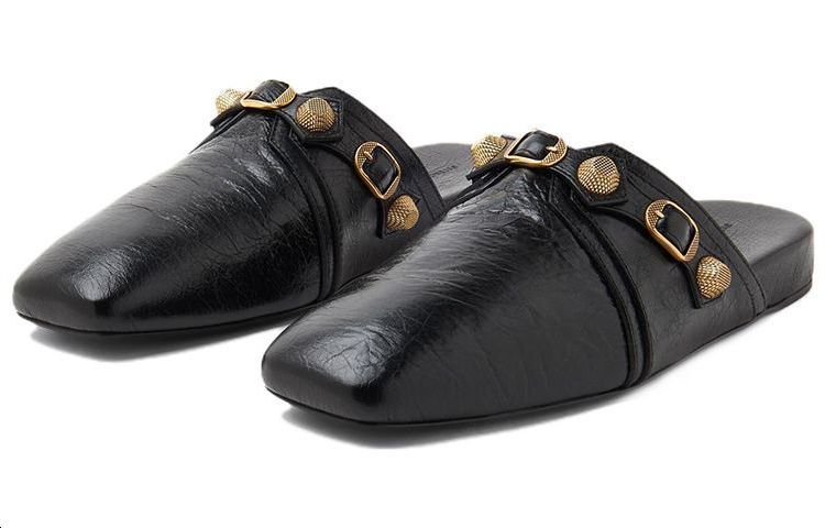 Lookbook Balenciaga Cozy Beach Mukes ''Nero'' 716613WAD4F1080
