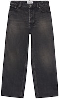 Balenciaga Cropped Pants 'Dirty Vintage Black' Balenciaga Cropped Pants 'Dirty Vintage Black'