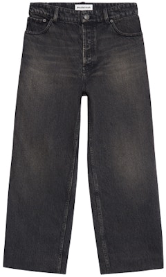 Balenciaga Cropped Pants 'Dirty Vintage Black' Buy Balenciaga Cropped Pants 'Dirty Vintage Black'