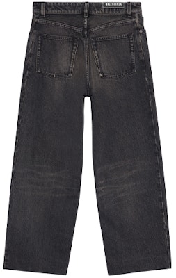 Balenciaga Cropped Pants 'Dirty Vintage Black' Order Balenciaga Cropped Pants 'Dirty Vintage Black'
