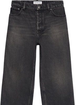 Balenciaga Cropped Pants 'Dirty Vintage Black' Details for Balenciaga Cropped Pants 'Dirty Vintage Black'