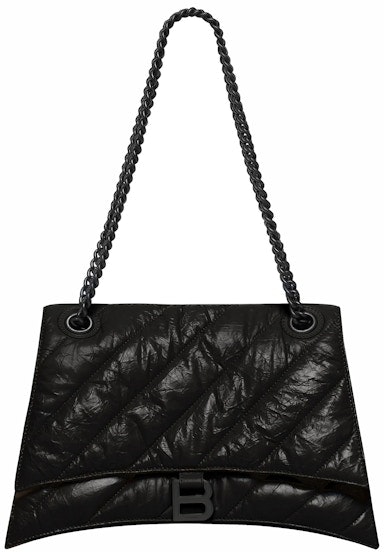 balenciaga-crush-medium-chain-quilted-bag-black