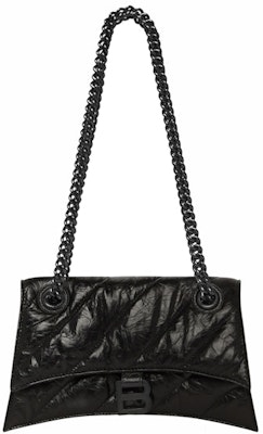 Balenciaga Crush Small Chain Quilted Bag Black Buy Balenciaga Crush Small Chain Quilted Bag Black