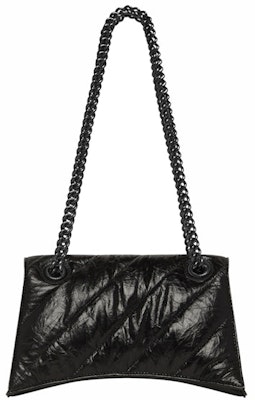 Balenciaga Crush Small Chain Quilted Bag Black Lookbook Balenciaga Crush Small Chain Quilted Bag Black