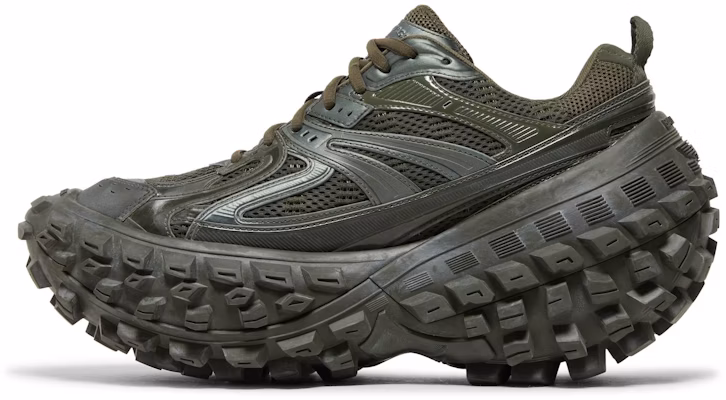 Balenciaga Defender Sneaker 'Hijau Gelap' 685613W2RA63000 Lookbook Balenciaga Defender Sneaker 'Hijau Gelap' 685613W2RA63000