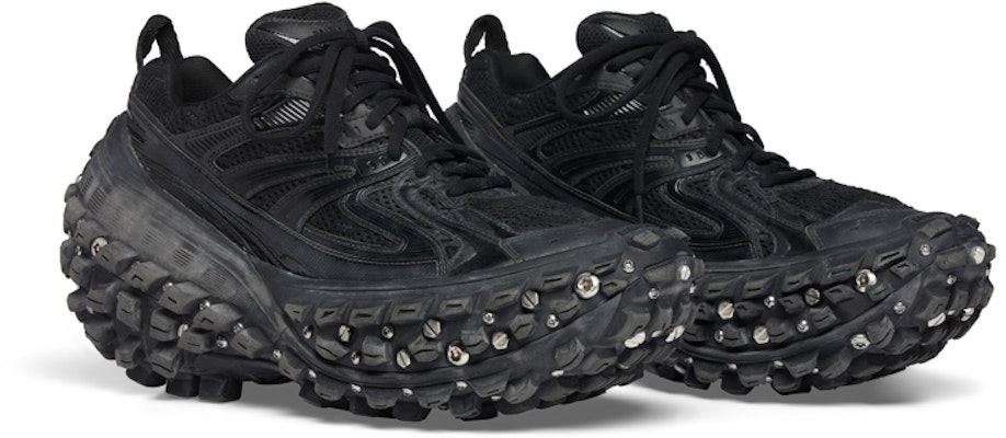 巴黎世家 仿旧系列黑色断拓运动鞋 685613-W2RAD-1081 Lookbook 巴黎世家 仿旧系列黑色断拓运动鞋 685613-W2RAD-1081