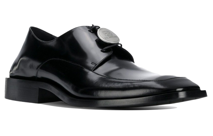 Lookbook Balenciaga Derby 'Hitam' 615875-WBAJ4-1081