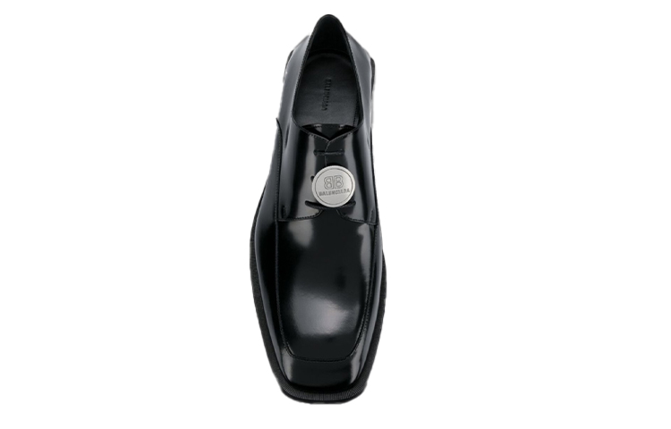 Shop Balenciaga Derby 'Hitam' 615875-WBAJ4-1081