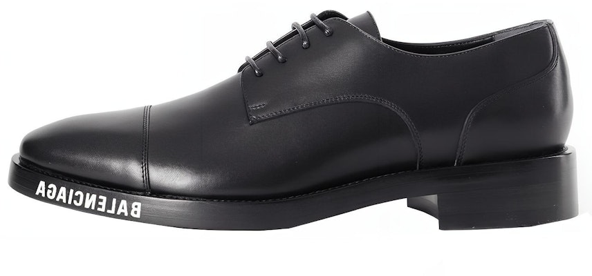 Balenciaga Derby Lace Up Shoes 'Black' 590716WA6F01000 Buy Balenciaga Derby Lace Up Shoes 'Black' 590716WA6F01000