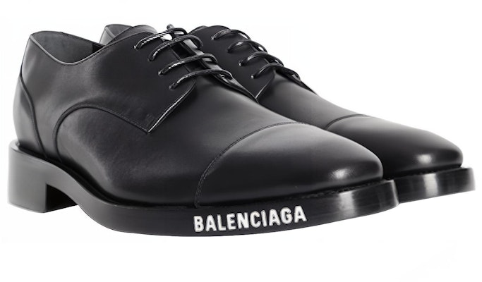 Balenciaga Derby Lace Up Shoes 'Black' 590716WA6F01000 Order Balenciaga Derby Lace Up Shoes 'Black' 590716WA6F01000