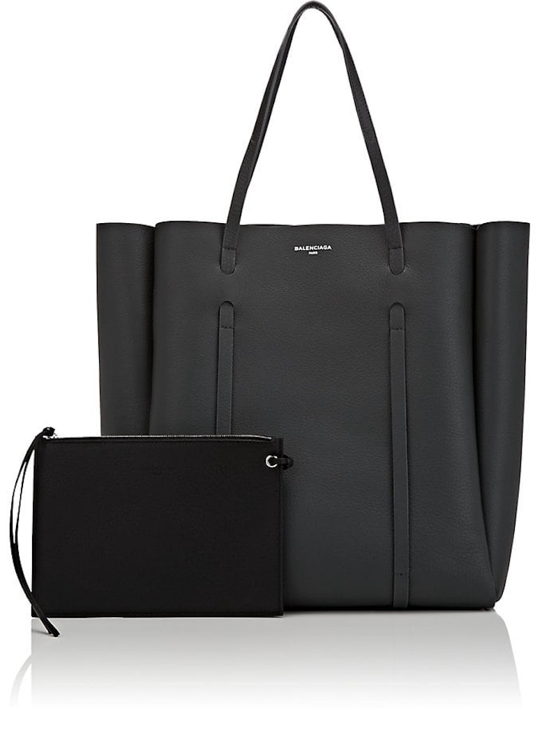 Balenciaga Detachable Pouch Everyday Tote S Black