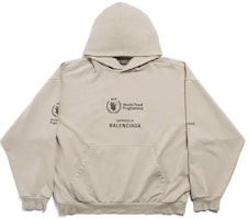 Balenciaga Distressed Letter Print Khaki Casual Unisex Sweatshirt. 767877TQVB79763 Balenciaga Distressed Letter Print Khaki Casual Unisex Sweatshirt. 767877TQVB79763