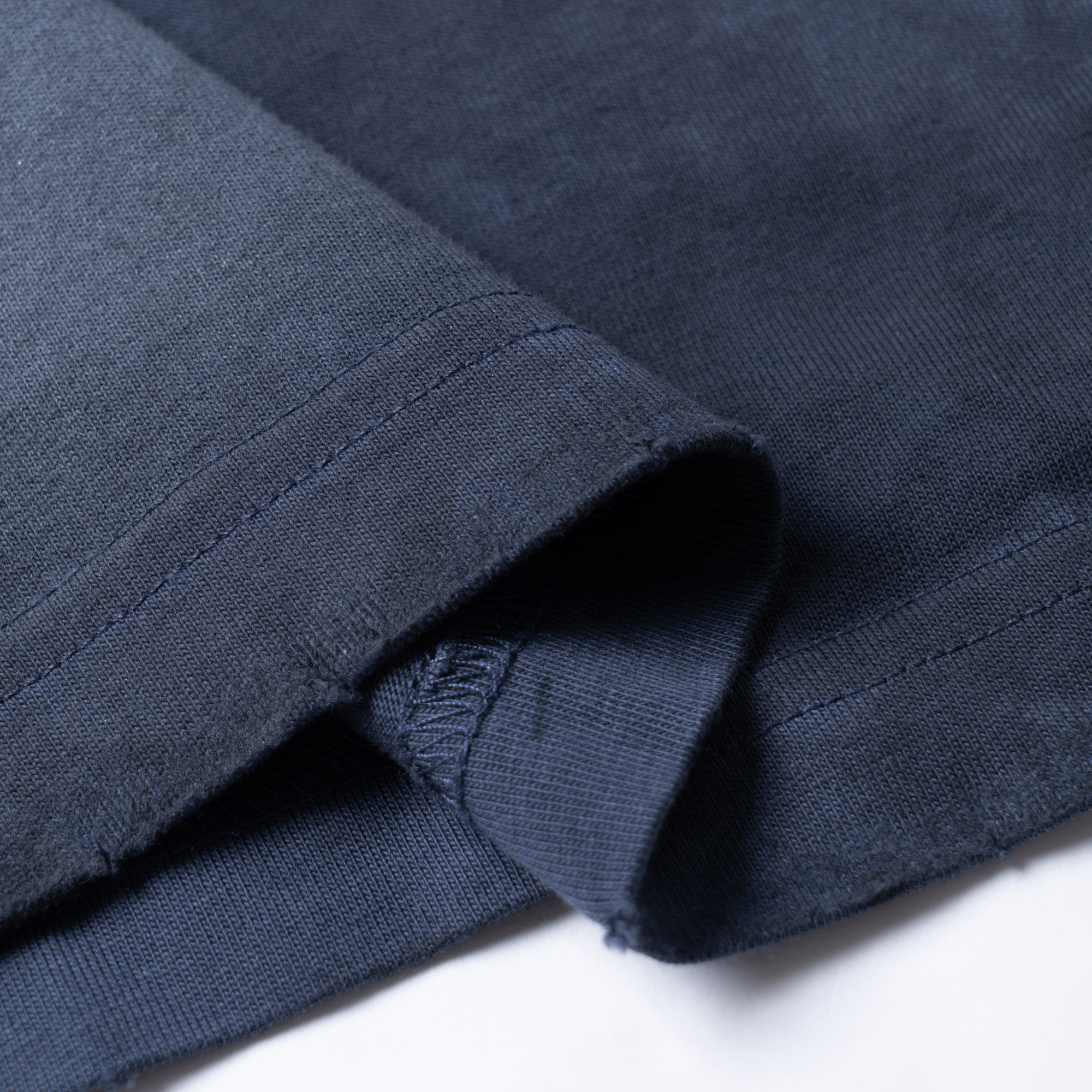 Balenciaga Distressed Logo Print Relaxed Fit Unisex T-Shirt in Navy Blue. 787349TQVU44042 圖 14