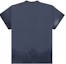 Lookbook Balenciaga Distressed Logo Print Relaxed Fit Unisex T-Shirt in Navy Blue. 787349TQVU44042