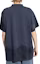 Sizing Balenciaga Distressed Logo Print Relaxed Fit Unisex T-Shirt in Navy Blue. 787349TQVU44042
