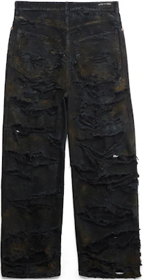 Balenciaga 流蘇直筒寬鬆牛仔褲 淺藍色 745248TBP471363 Lookbook Balenciaga 流蘇直筒寬鬆牛仔褲 淺藍色 745248TBP471363