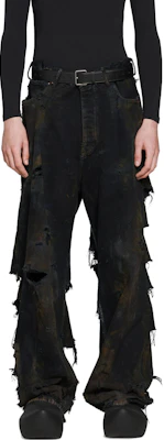 Balenciaga 流蘇直筒寬鬆牛仔褲 淺藍色 745248TBP471363 Sizing Balenciaga 流蘇直筒寬鬆牛仔褲 淺藍色 745248TBP471363