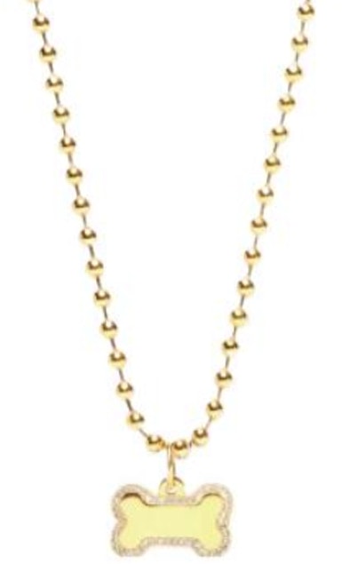 balenciaga-dog-bone-pendant-stainless-steel-gold-necklace-for-men-738984-t01408066