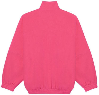 Balenciaga Double Brushed Fleece Tracksuit Jacket 'Fluo Pink' Order Balenciaga Double Brushed Fleece Tracksuit Jacket 'Fluo Pink'