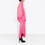 Shop Balenciaga Double Brushed Fleece Tracksuit Jacket 'Fluo Pink'
