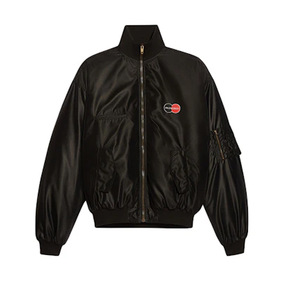 Balenciaga Double Circle Logo Jacket Black Outerwear 622007TYD311000