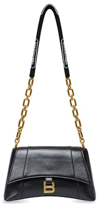 Balenciaga Downtown Shoulder Bag with Chain Small Black Buy Balenciaga Downtown Shoulder Bag with Chain Small Black