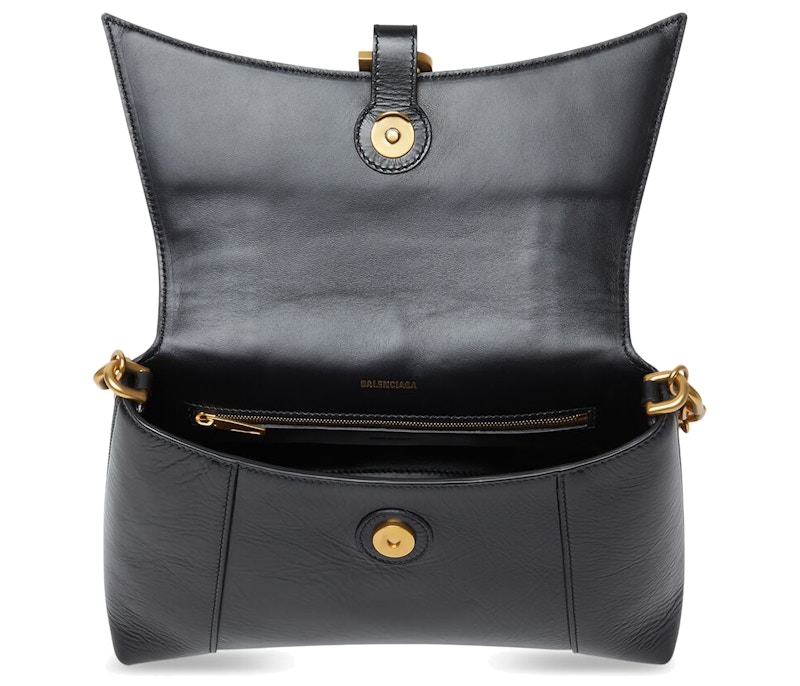 Lookbook 巴黎世家链条小号黑色斜挎包