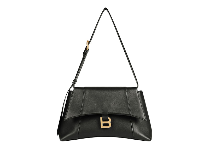 Balenciaga Downtown Small Shoulder Bag Black