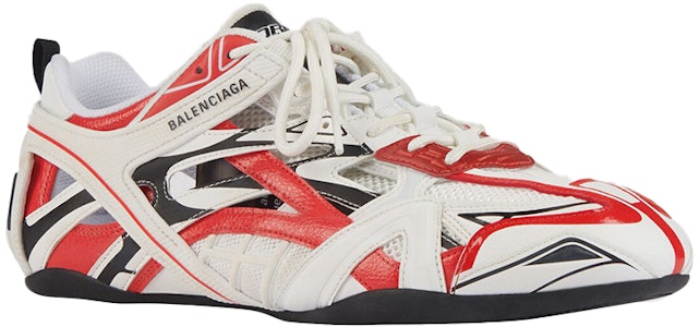 巴黎世家 驾驶运动鞋 '红白色' 624343-W2FD1-6019 Lookbook 巴黎世家 驾驶运动鞋 '红白色' 624343-W2FD1-6019