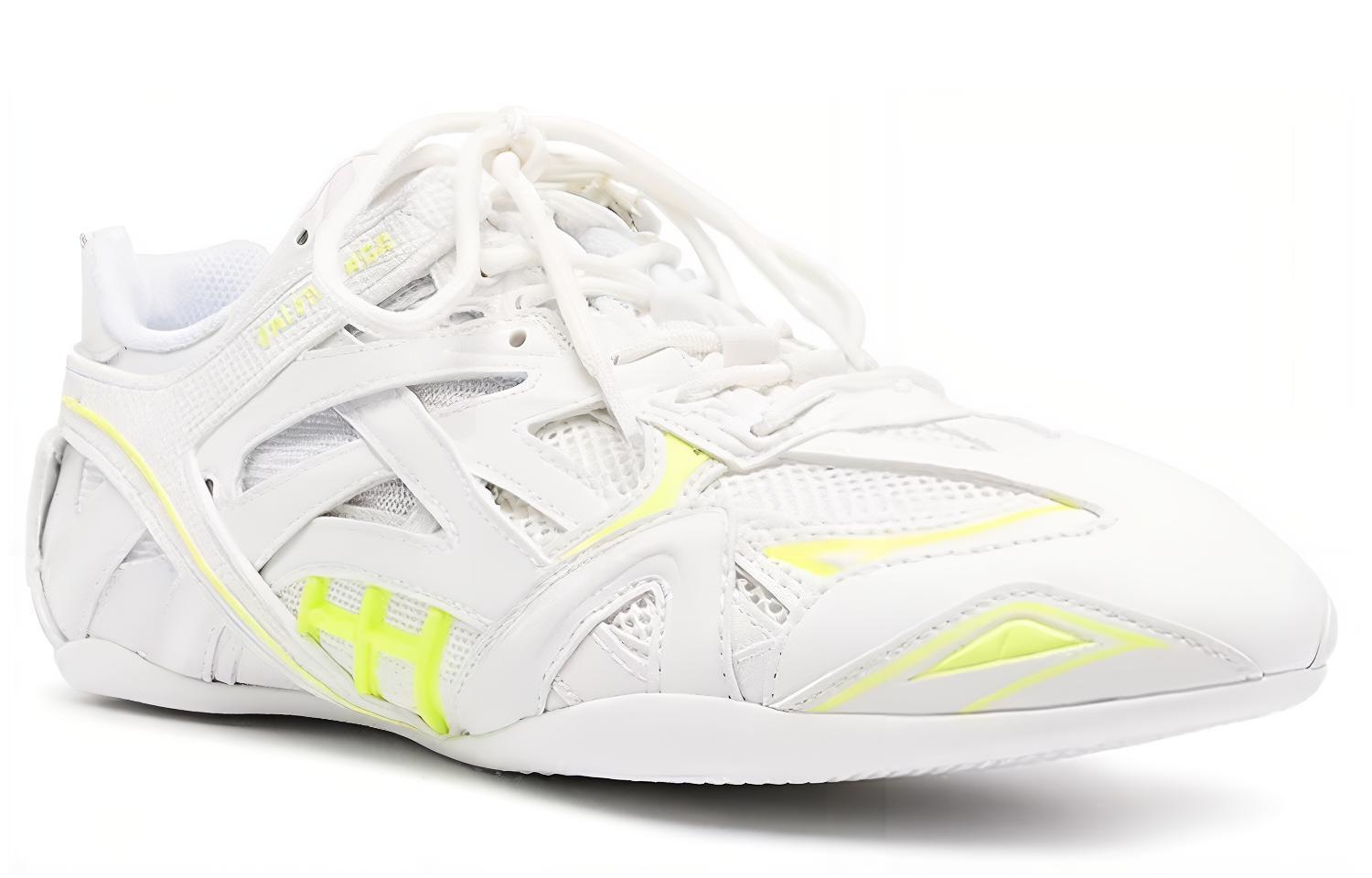 Order 巴黎世家 Drive 运动鞋 '白色荧光黄' 635498-W3AZ2-9073