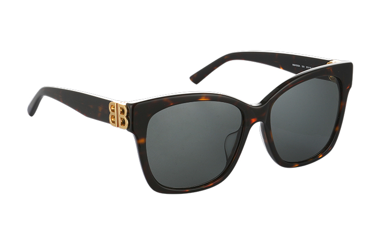 Balenciaga Dual Logo Square Sunglasses Unisex Trendy Frame for Men & Women. BB0102SA-002 57 圖 5