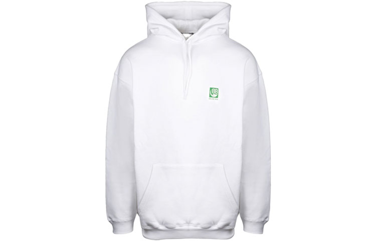 Balenciaga Eco BB Logo Hoodie White 570811THV649000