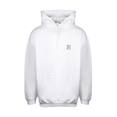 Balenciaga Eco BB Logo Hoodie White 570811THV649000
