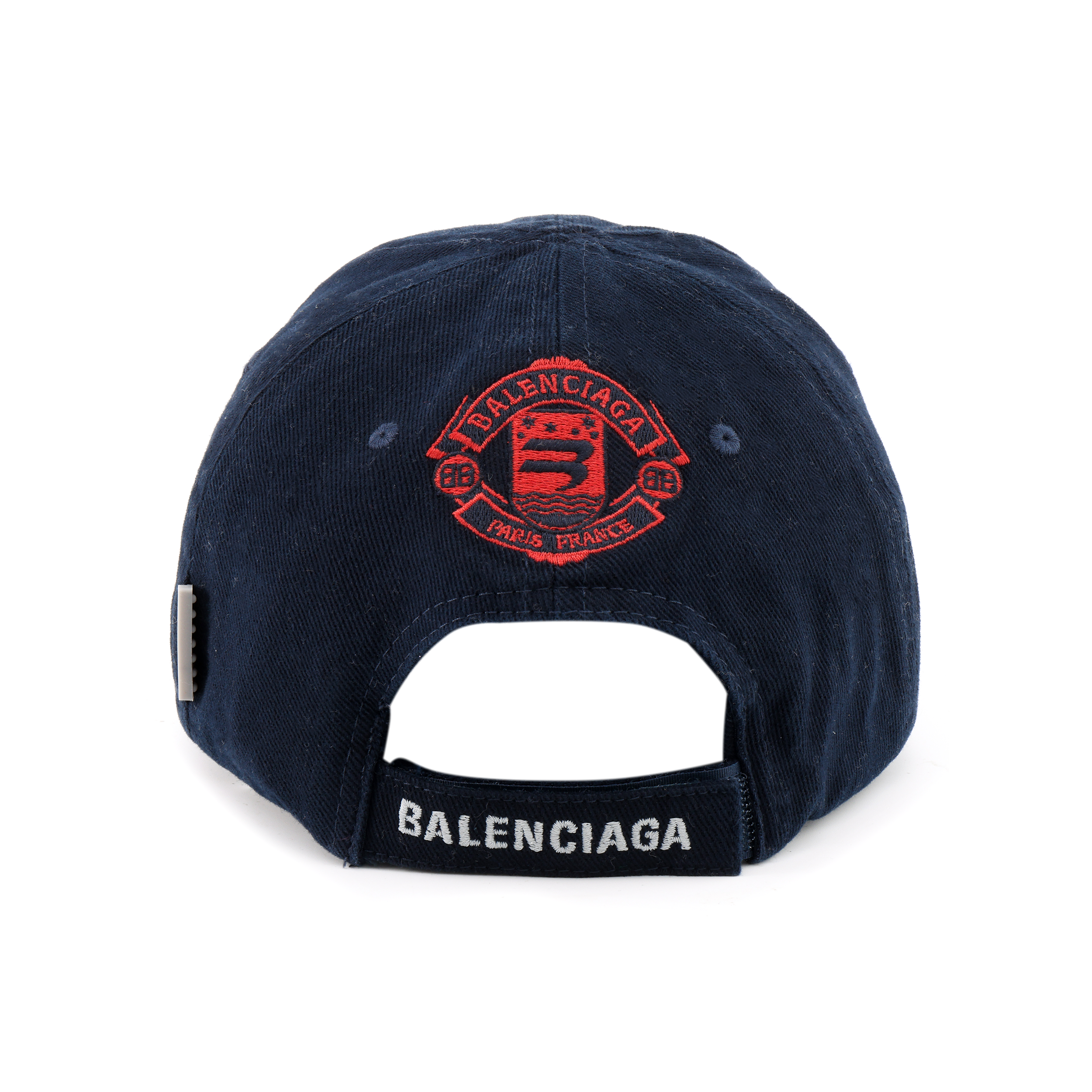 Balenciaga Embroidered Logo Baseball Cap Blue Unisex Fashion 680739410B24061 圖 4