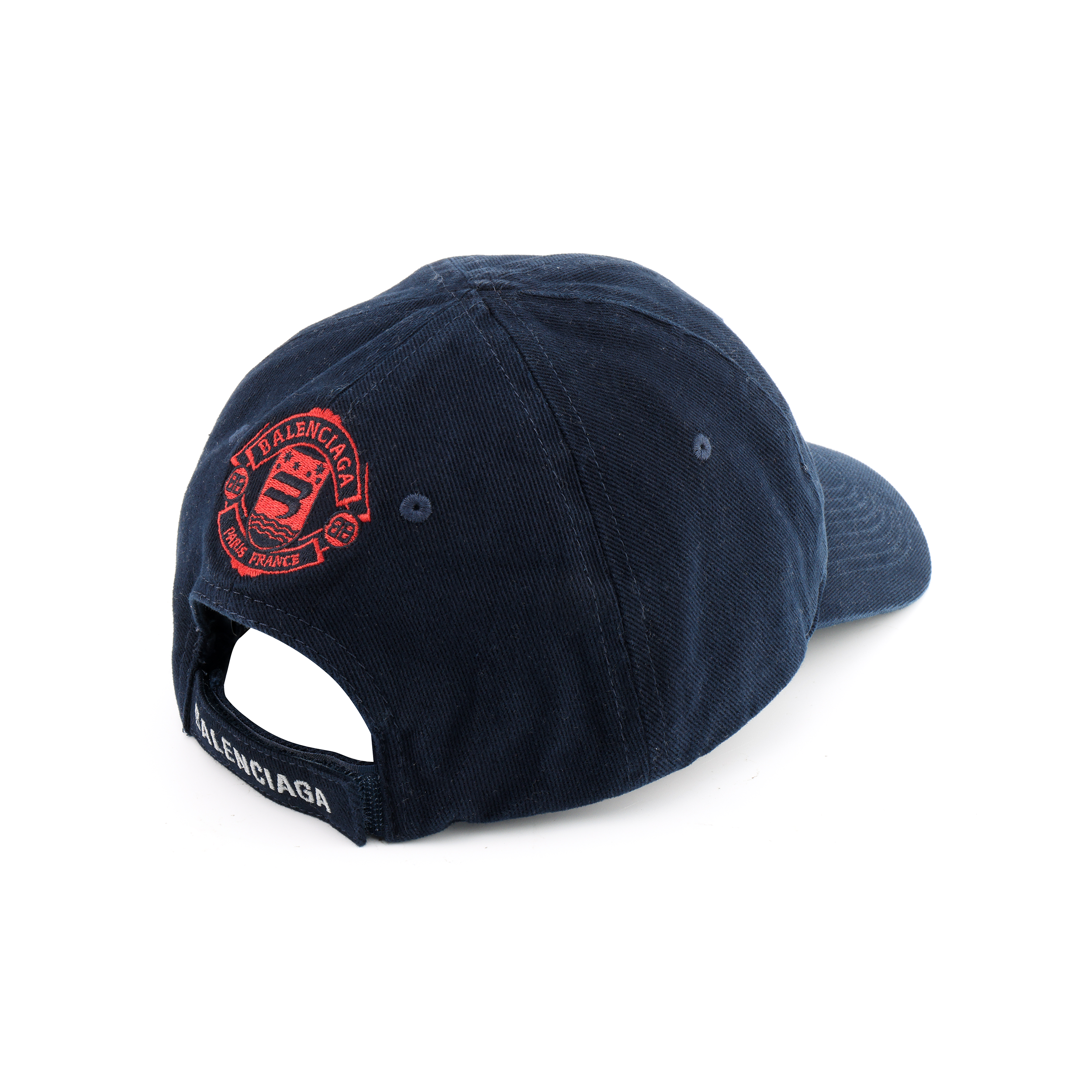 Balenciaga Embroidered Logo Baseball Cap Blue Unisex Fashion 680739410B24061 圖 5
