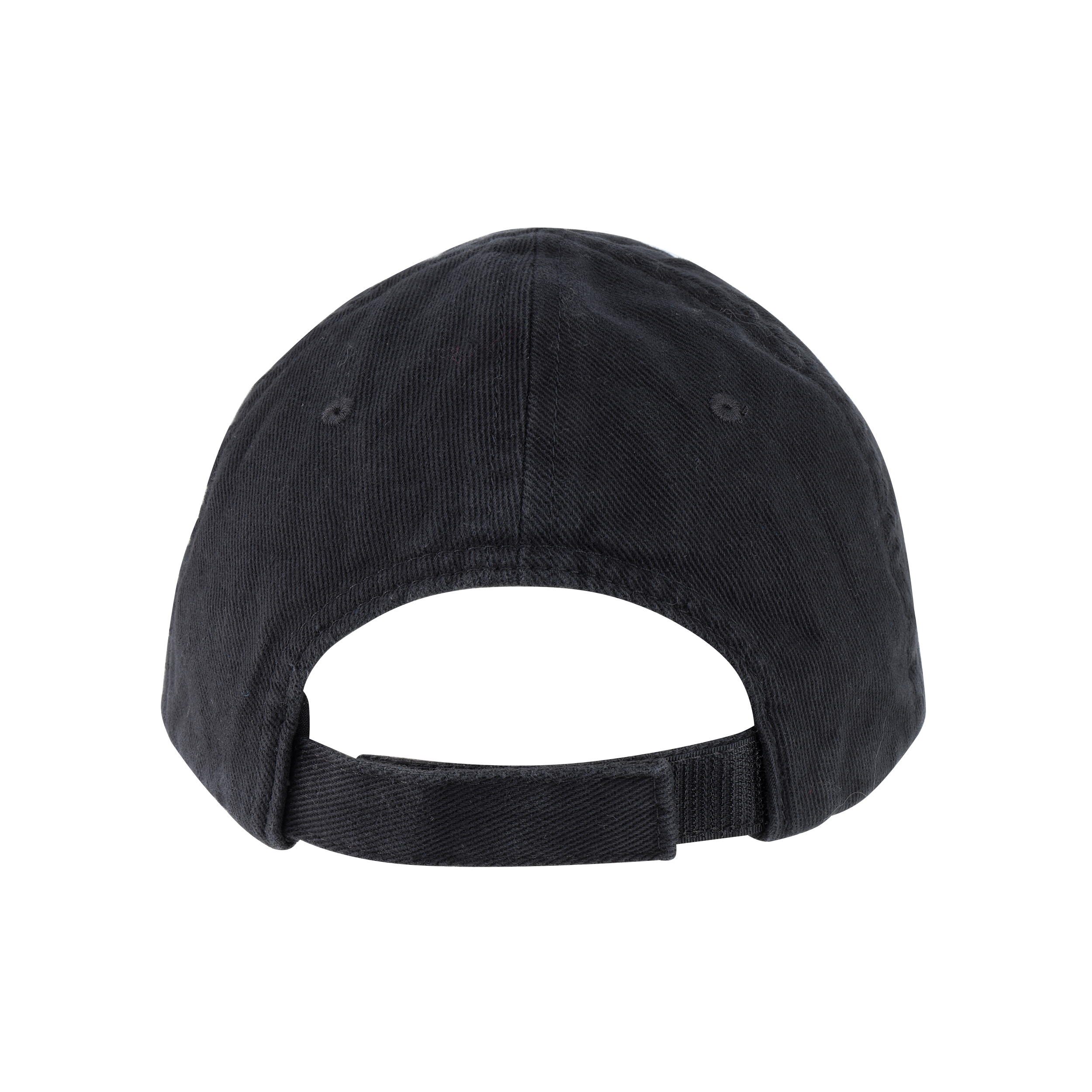 Lookbook Balenciaga Embroidered Logo Black Cotton Cap for Men. 723749410B2